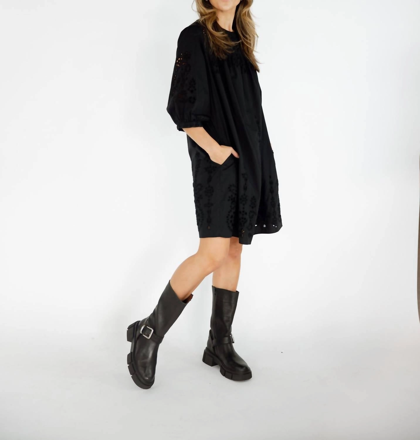 Primrose Mini Dress In Black