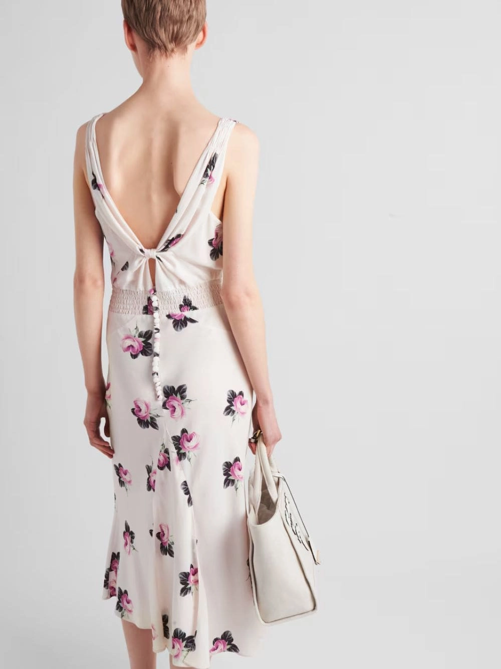 Printed Sabl Midi Dress