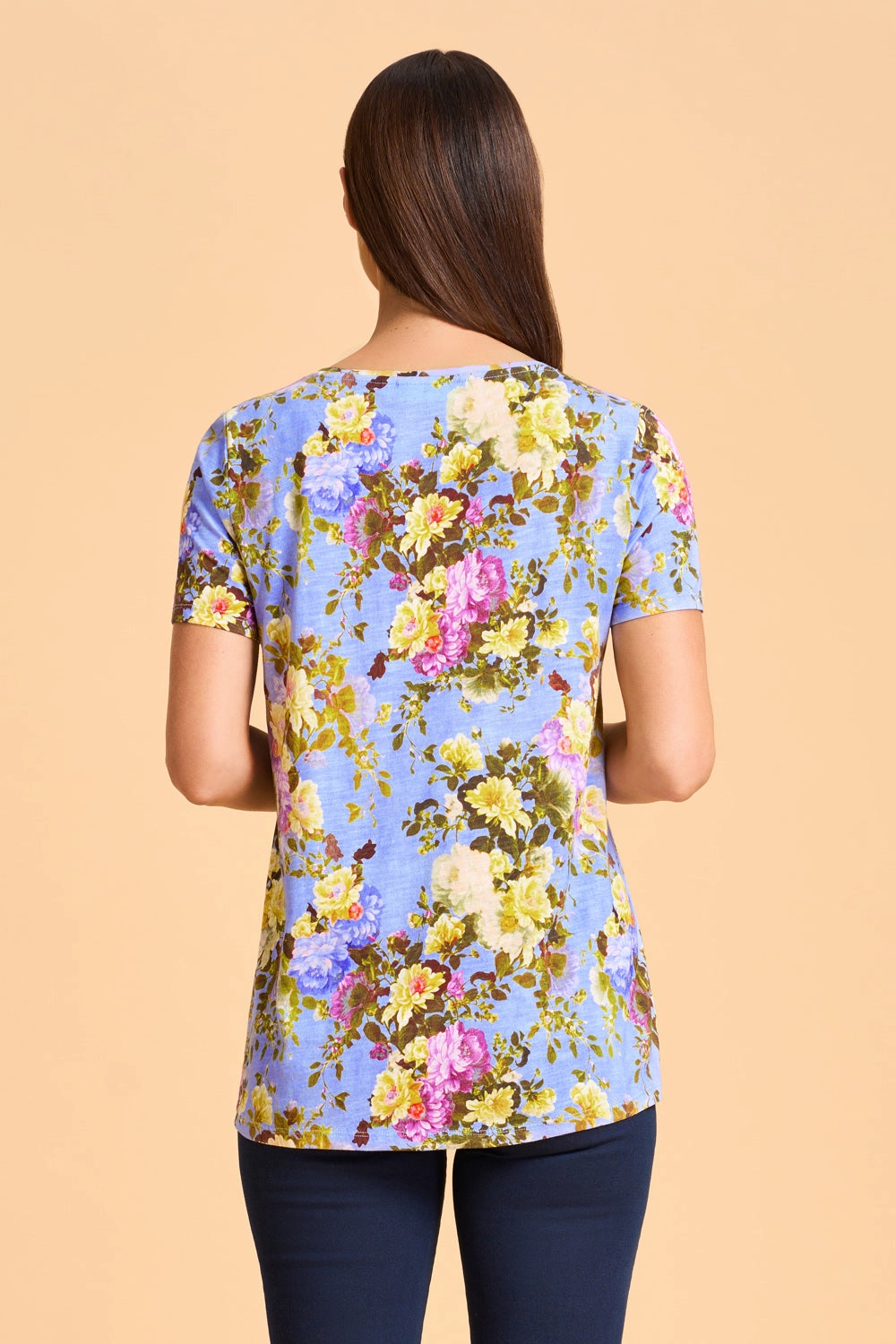Printed T-Shirt - Chantilly Rose