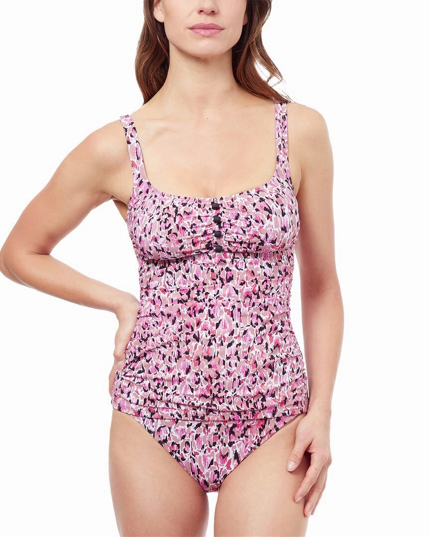Profile by Gottex Pretty Wild D-Cup Tankini Swim Womens - tie-side bikinis
