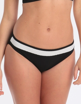 Profile Formula One Sports Brief - Black White Gottex - Gottex swimsuits discount