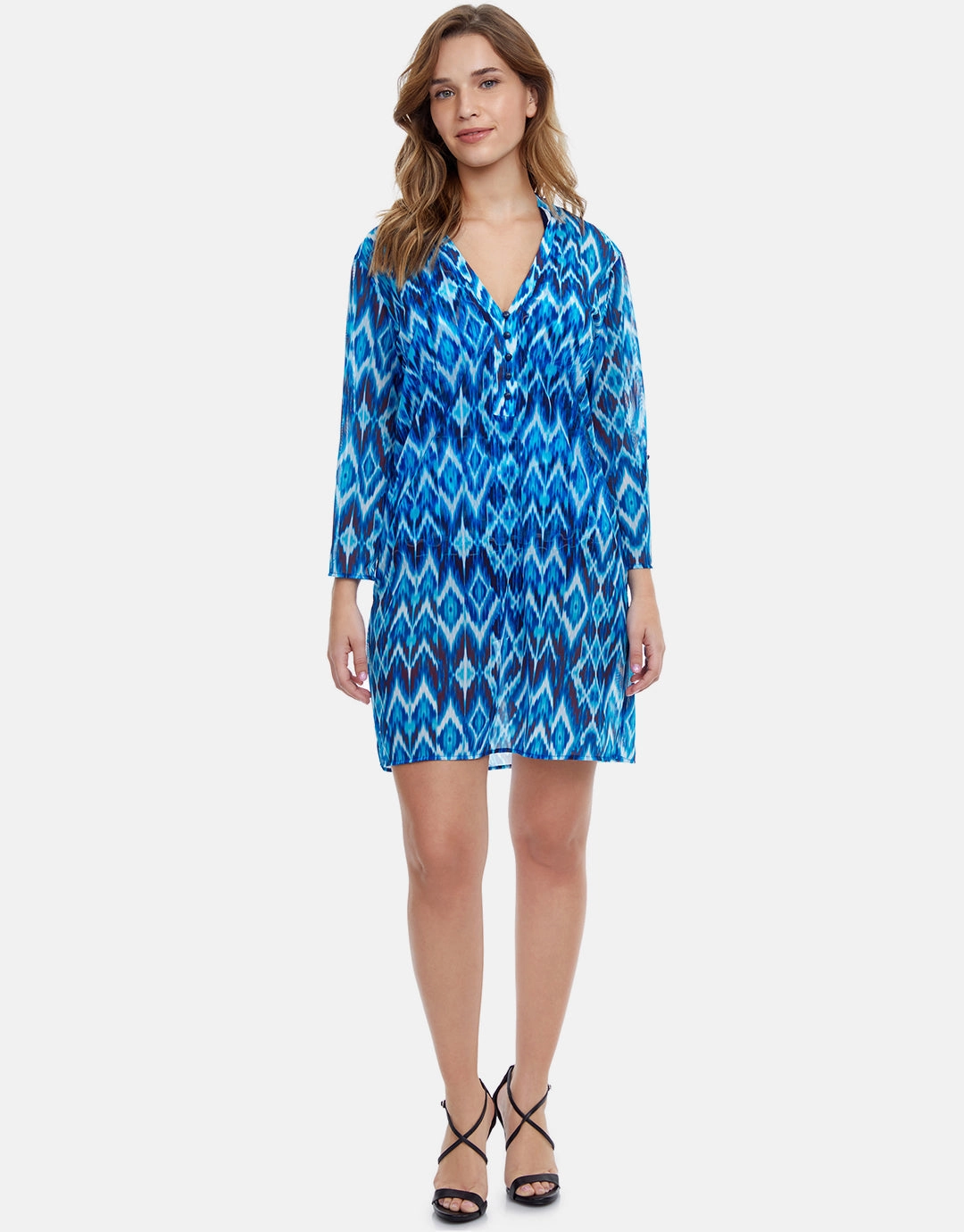 Profile Ocean Blue Tunic - Blue Gottex - Gottex swimsuits discount
