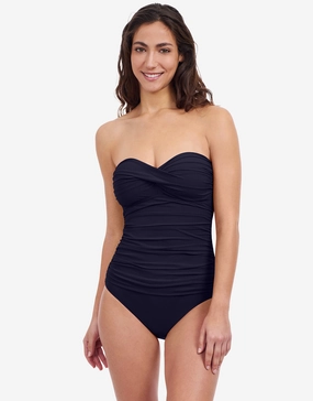 Profile Tutti Frutti Bandeau Swimsuit - Black Swim Womens free shipping