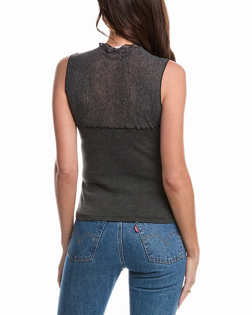 Project Social T Fabienne Mixed Mesh Tank