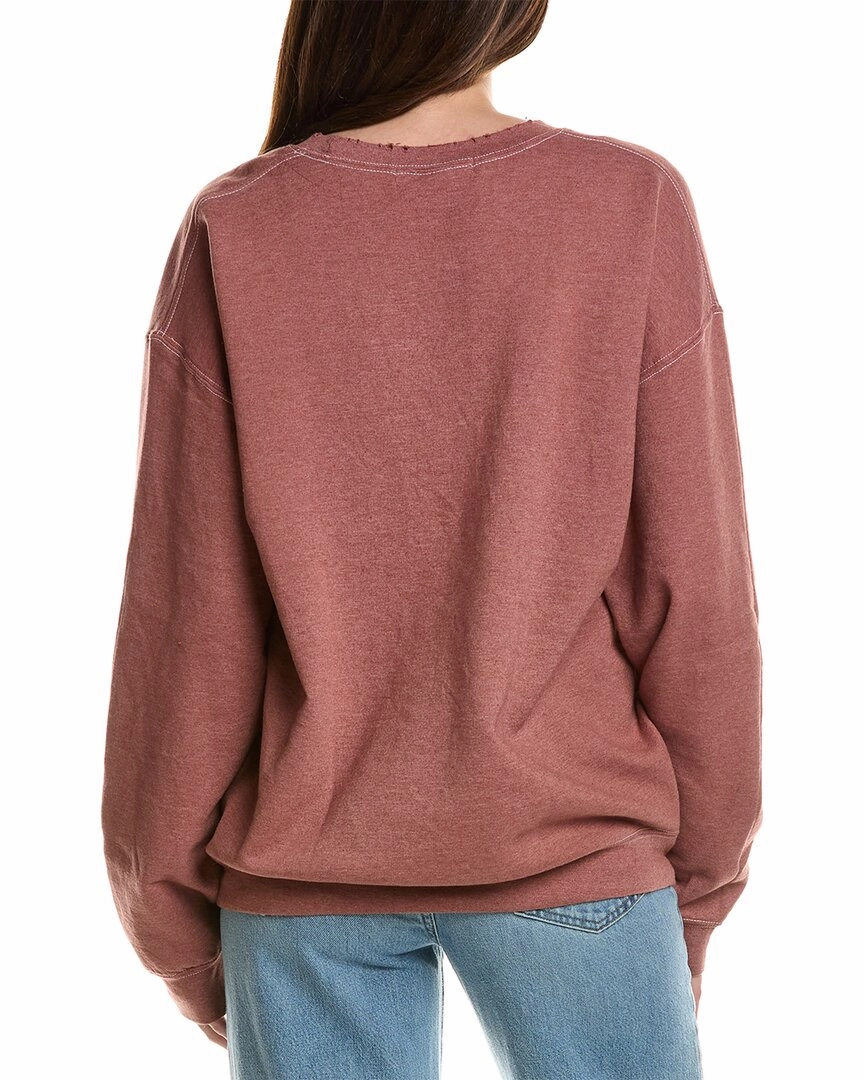 Project Social T Giddy Up Embroidered Cut Crew Sweatshirt