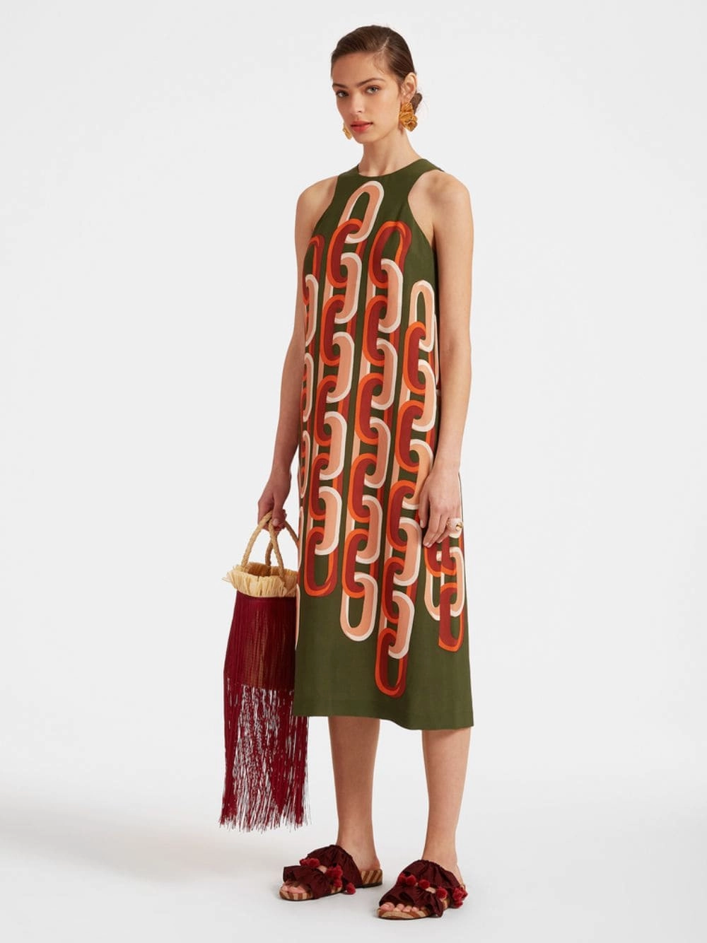 Prometheus Place Camouflage Racer Midi Dress cocktail dresses cheap