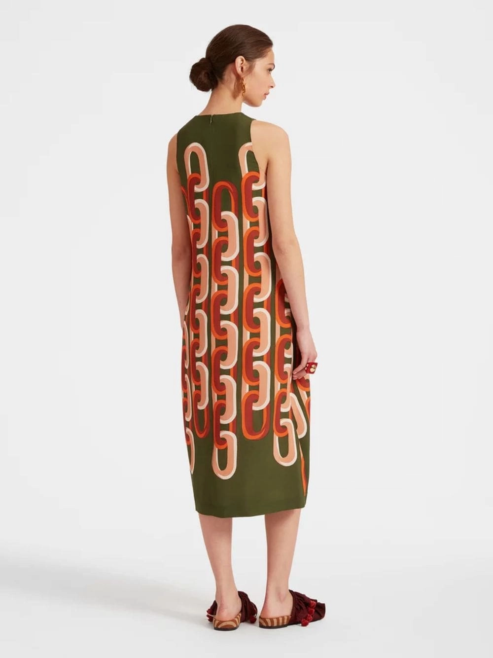 Prometheus Place Camouflage Racer Midi Dress