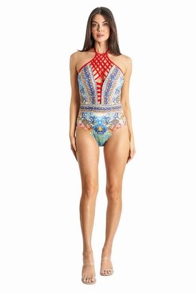 Racer One Piece Swimsuit Swim Womens - push-up swimsuits cheap
