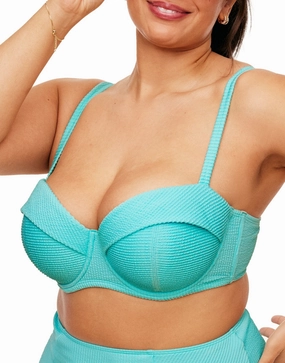 Rachelle Women's Plus-Size Swimwear Bikini Top Swim Womens - push-up swimsuits cheap