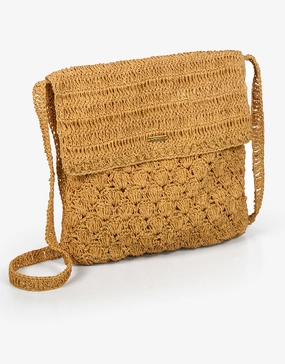 Raffia Shoulder Bag - Natural Watercult - Watercult swimsuits sale