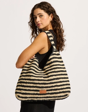 Raffia Stripe Tote Bag Seafolly - Seafolly bikinis sale