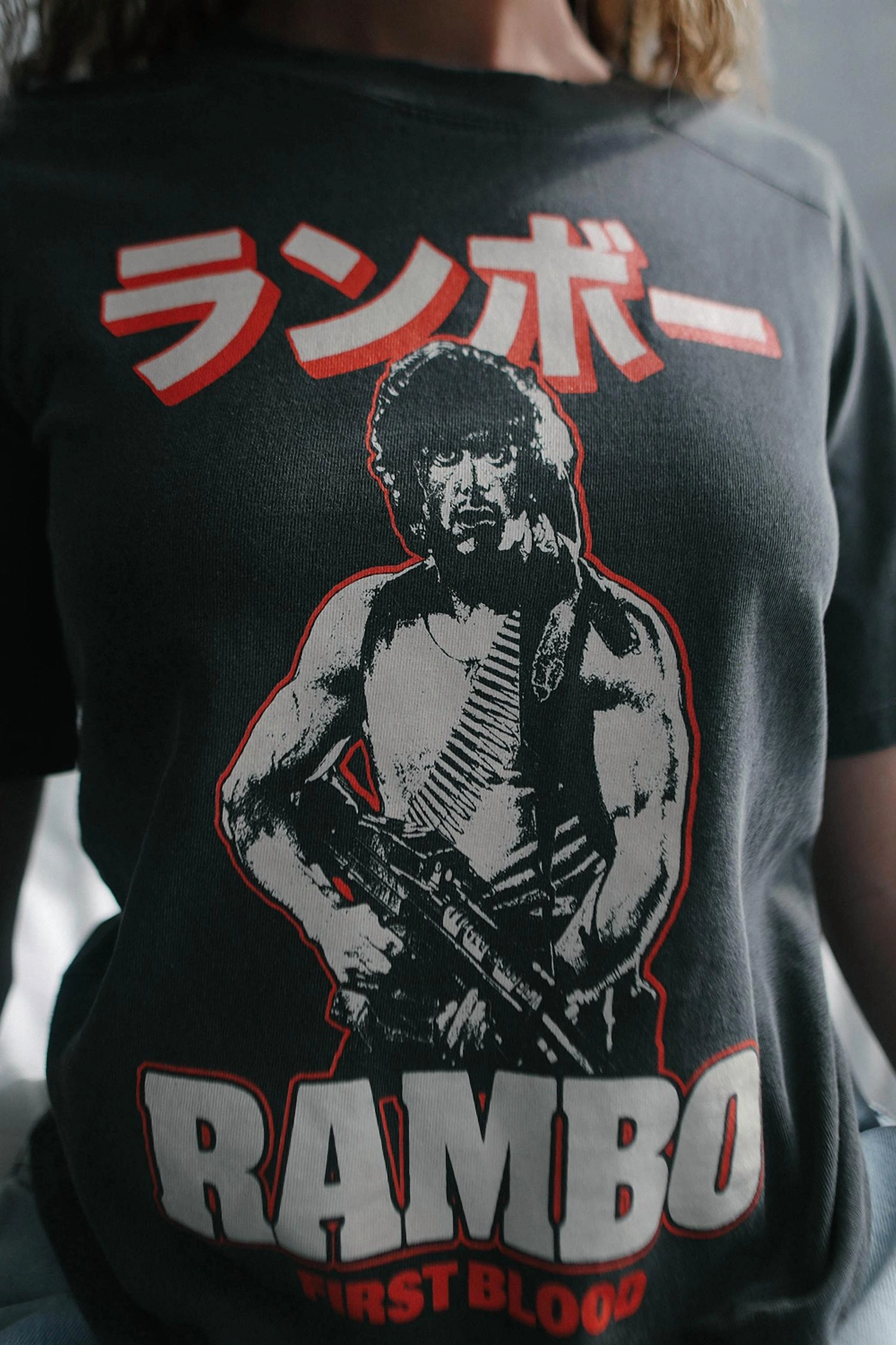 Rambo First Blood Japan Tee In Black