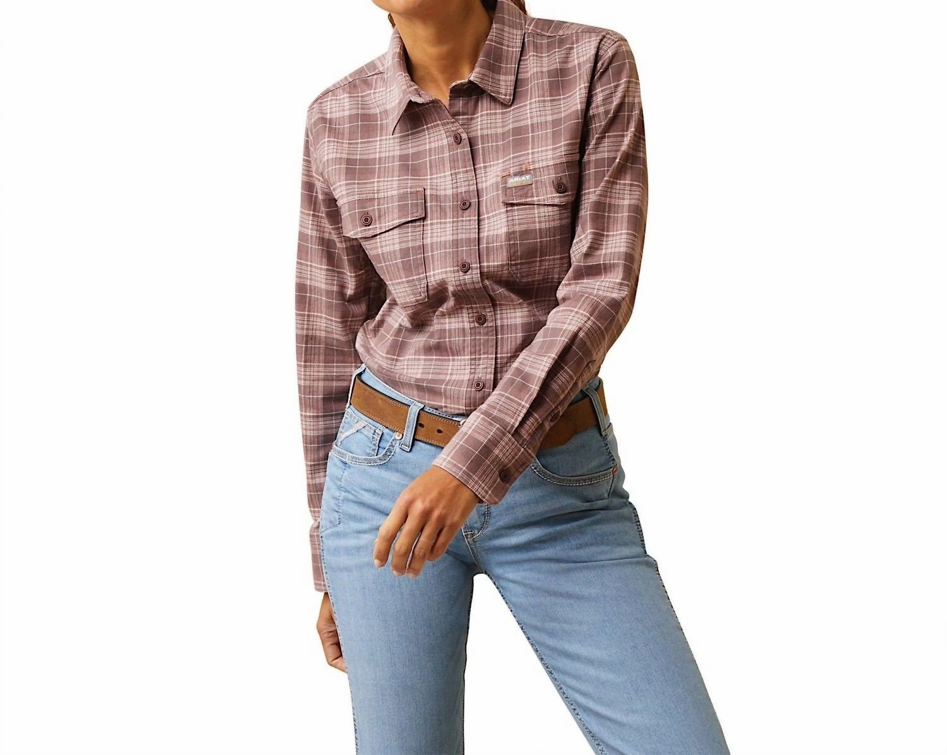 Rebar Flannel Shirt In Peppercorn