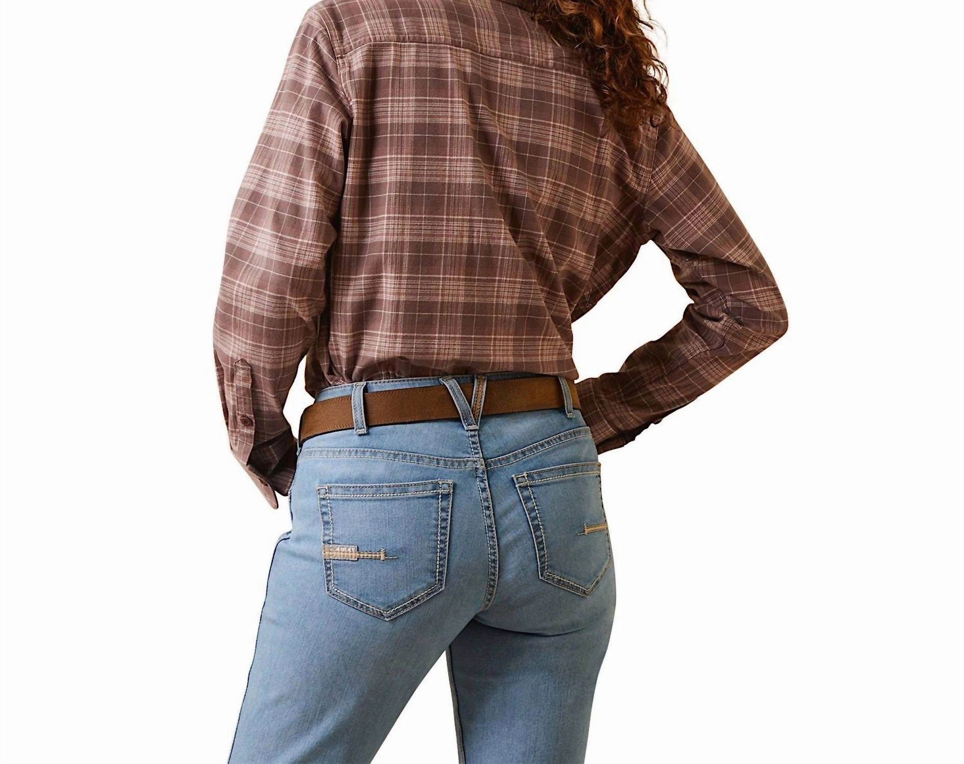 Rebar Flannel Shirt In Peppercorn