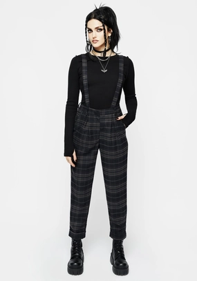 Reckless Distressed Check Trousers Bottoms Womens - women's jeans sale
