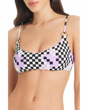 Red Carter Check Me Out Bralette Swim Top Swim Womens - ruffle swimwear best price