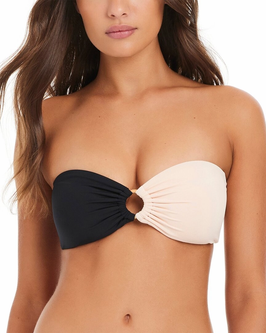 Red Carter Colorblock Bandeau Top