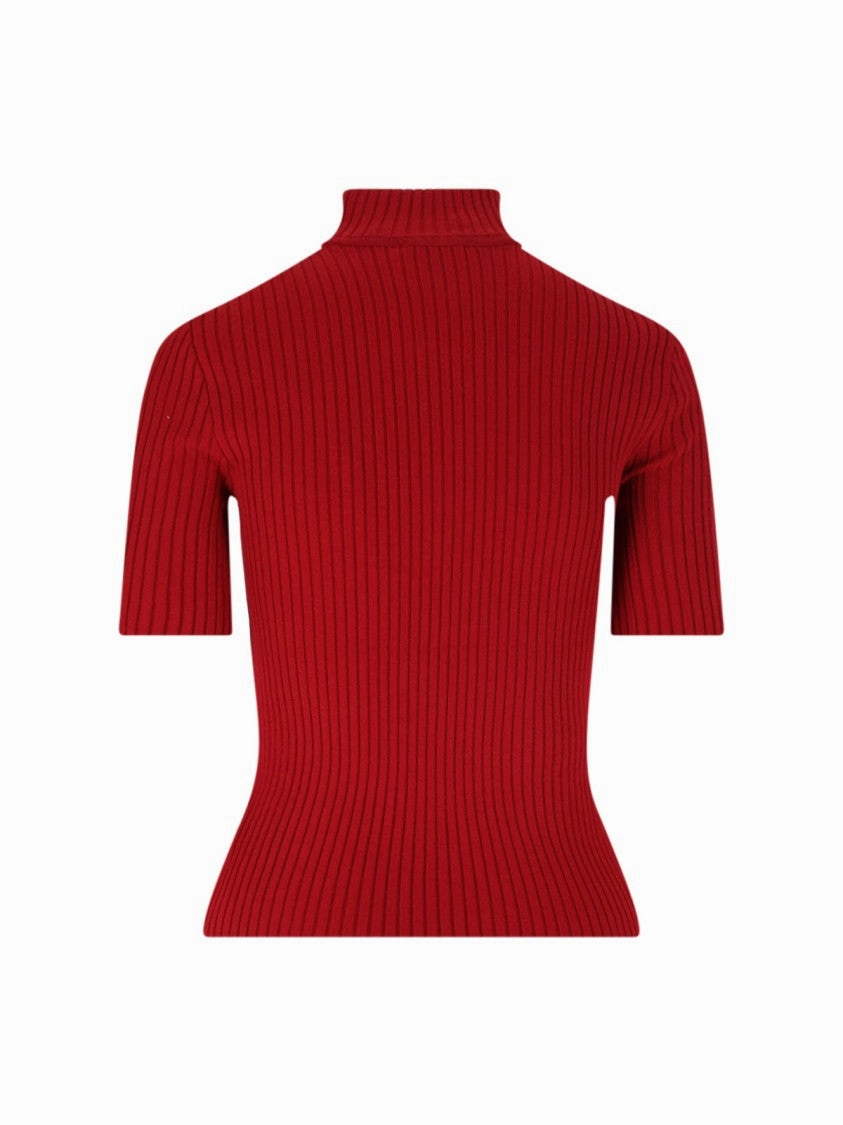Reedition" Ribbed Top  Red