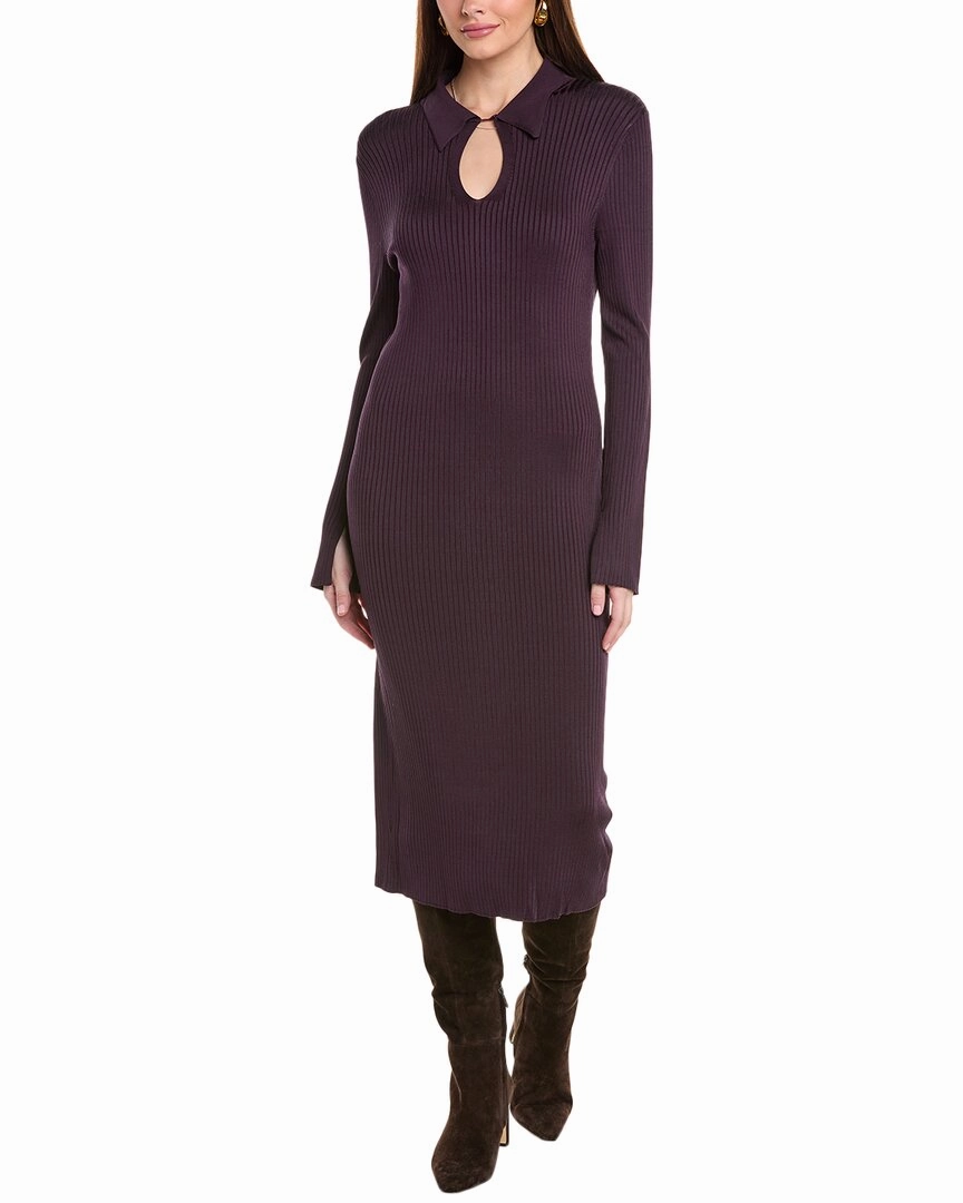 Reiss Ronnie Collared Knitted Dress