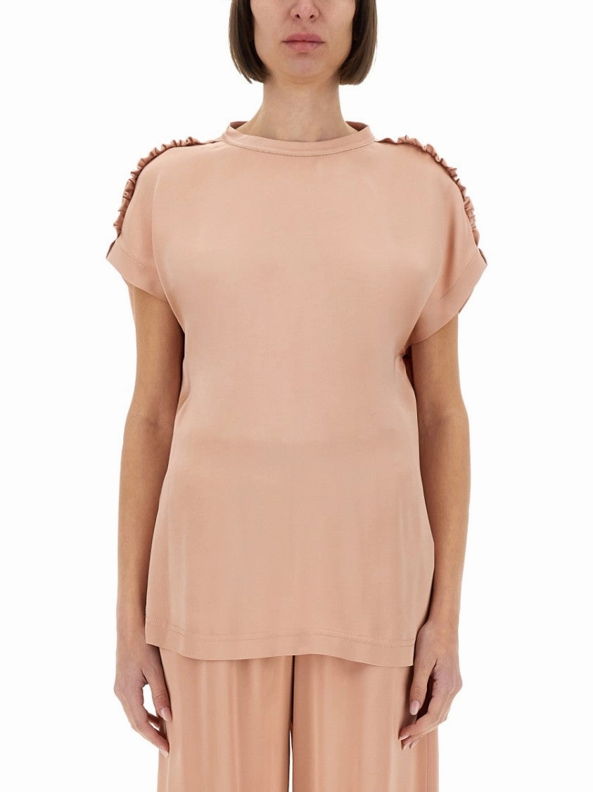 Relaxed Fit Viscose T-Shirt