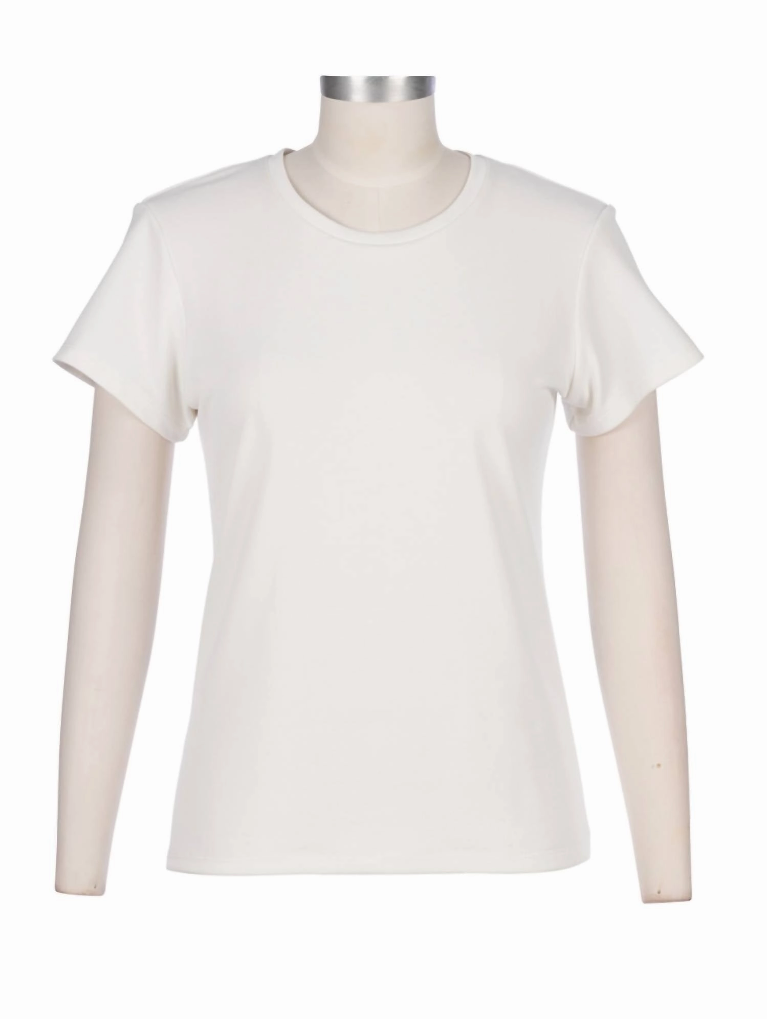 Remington Scoop Neck T-Shirt In Ivory