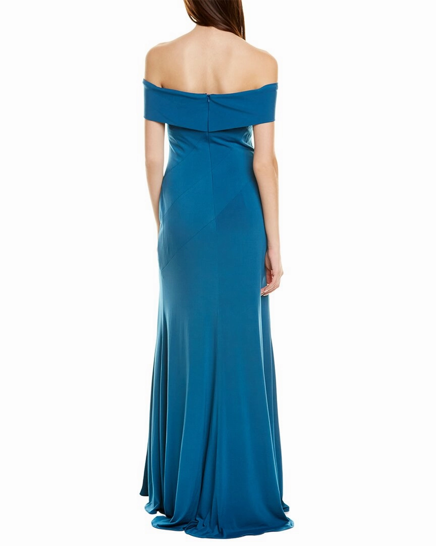 Rene Ruiz Off-Shoulder Gown