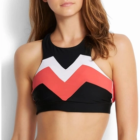 Resist Me Tank Bralette In Black Swim Womens - shirred swimwear