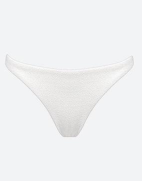 Retro Purity Bikini Bottom - White Watercult - Watercult swimsuits sale
