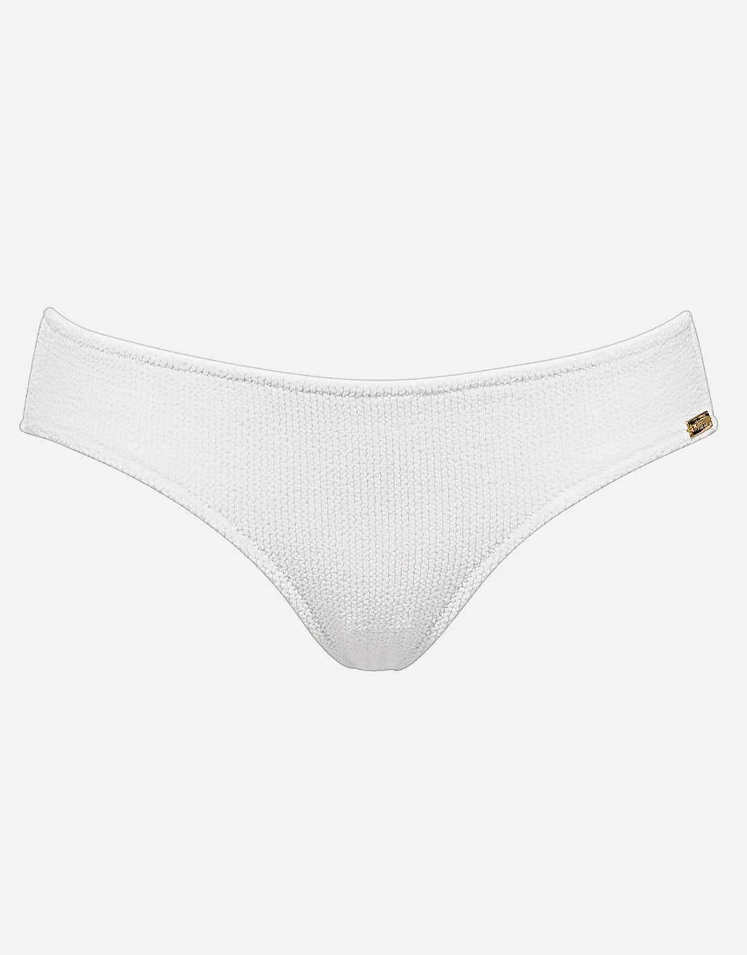 Retro Purity Zip Back Bikini Bottom - White Watercult - Watercult swimsuits sale