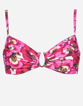 Revelation Underwired Bikini Top - Pansy Pink Maryan Mehlhorn - Maryan Mehlhorn dresses