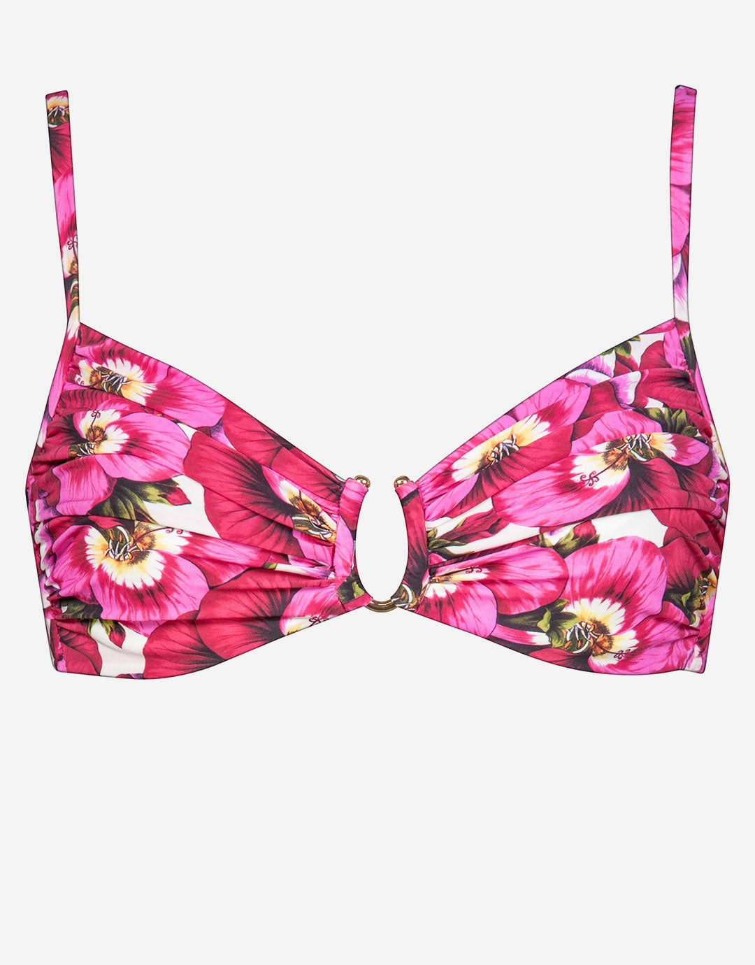 Revelation Underwired Bikini Top - Pansy Pink Maryan Mehlhorn - Maryan Mehlhorn dresses