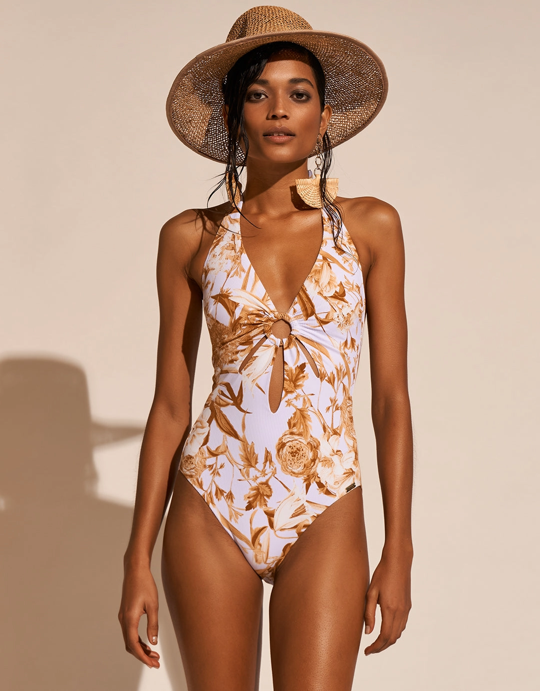 Reverie Halter Swimsuit - Dreamy Pastels Maryan Mehlhorn - Maryan Mehlhorn dresses