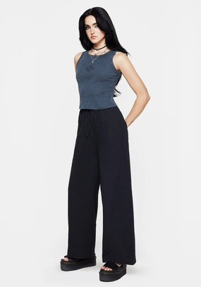 Rian Seersucker Straight Leg Trousers Bottoms Womens - women's jeans sale