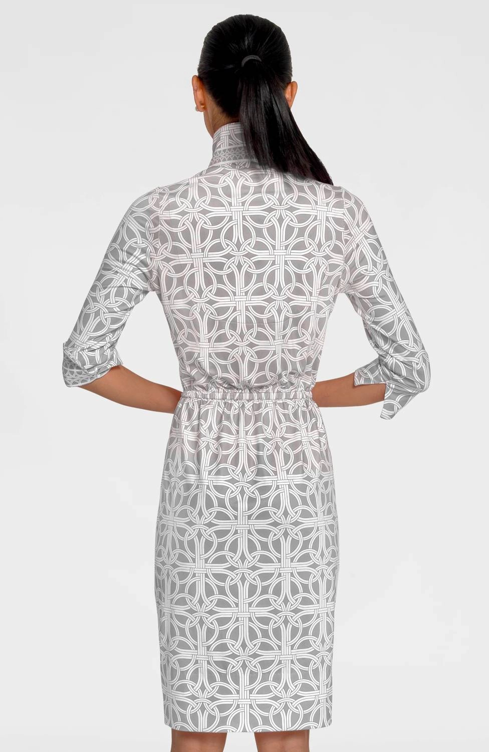 Ring Toss Twist & Shout Dress In Khaki