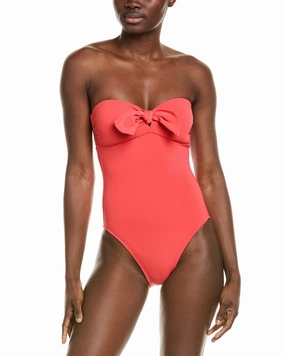Robin Piccone Ava Bandeau One-Piece Swim Womens - halter swimsuits