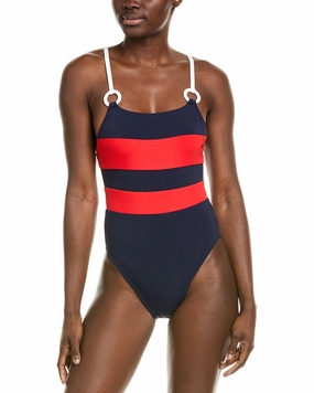 Robin Piccone Babe One-Piece Swim Womens - halter swimsuits