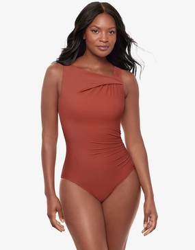 Rock Solid Avra Swimsuit - Terra Miraclesuit - Miraclesuit swimwear clearance