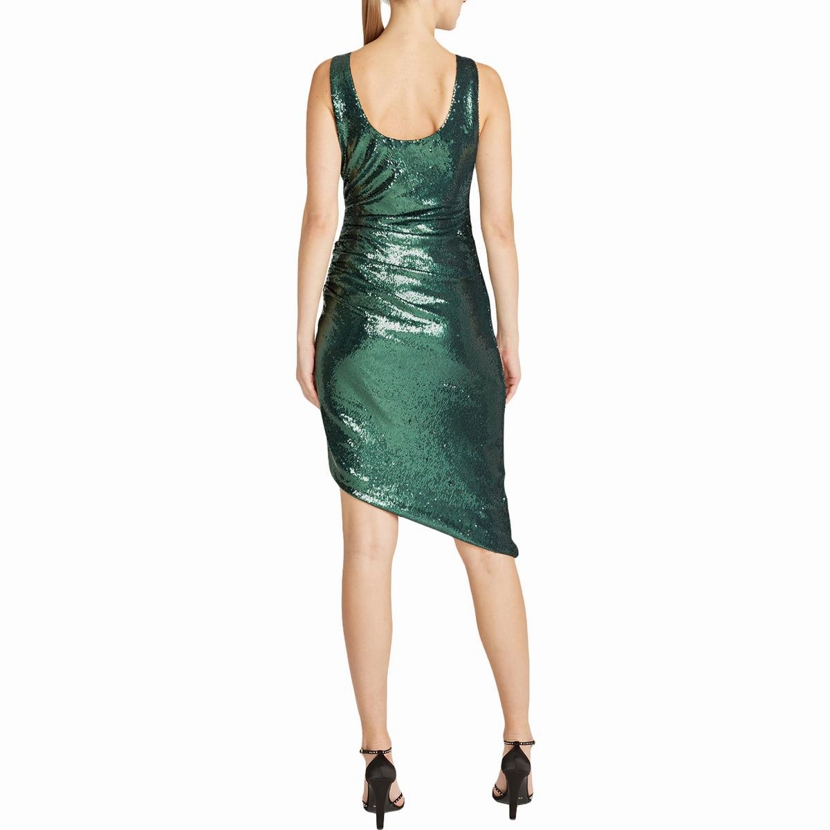 Rollin Womens Sequined Mini Cocktail and Party Dress