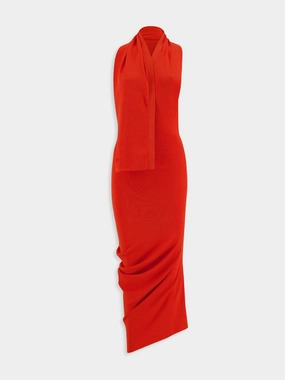 Roma Orange Halter Dress wedding dresses promo