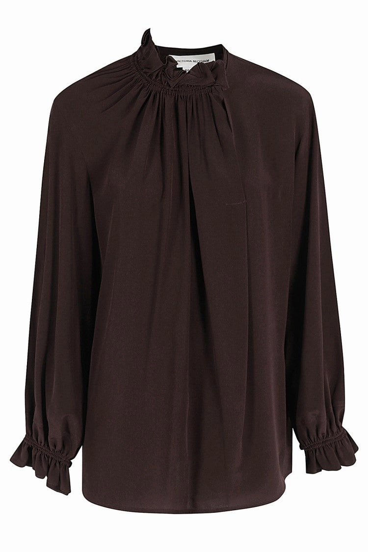 Ruffle Neck Blouse