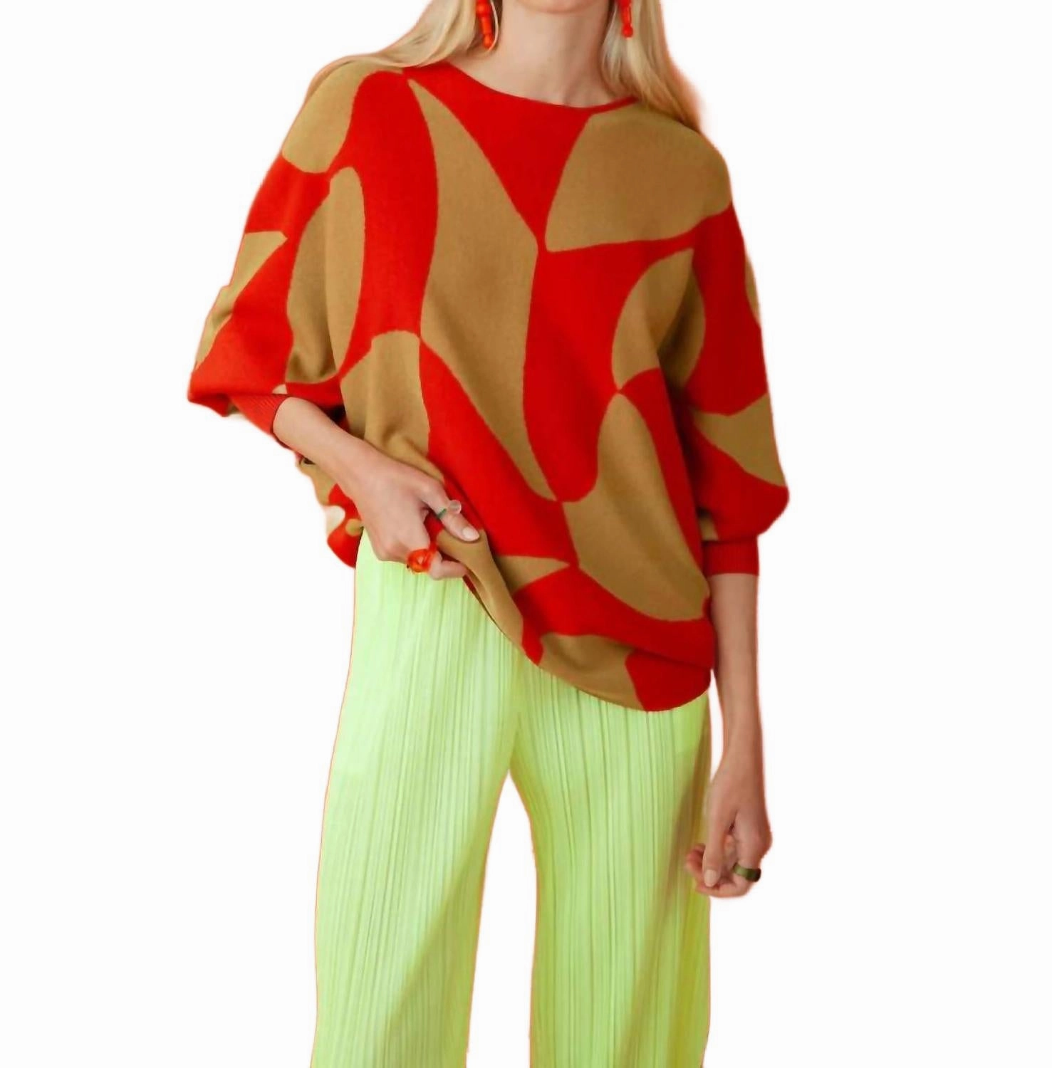 Ryu Shasha Top In Ketchup/mustard