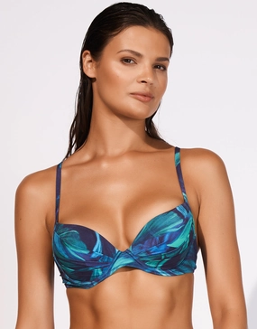 Sanctuary Moulded Underwired Bikini Top - Lagoon Maryan Mehlhorn - Maryan Mehlhorn dresses