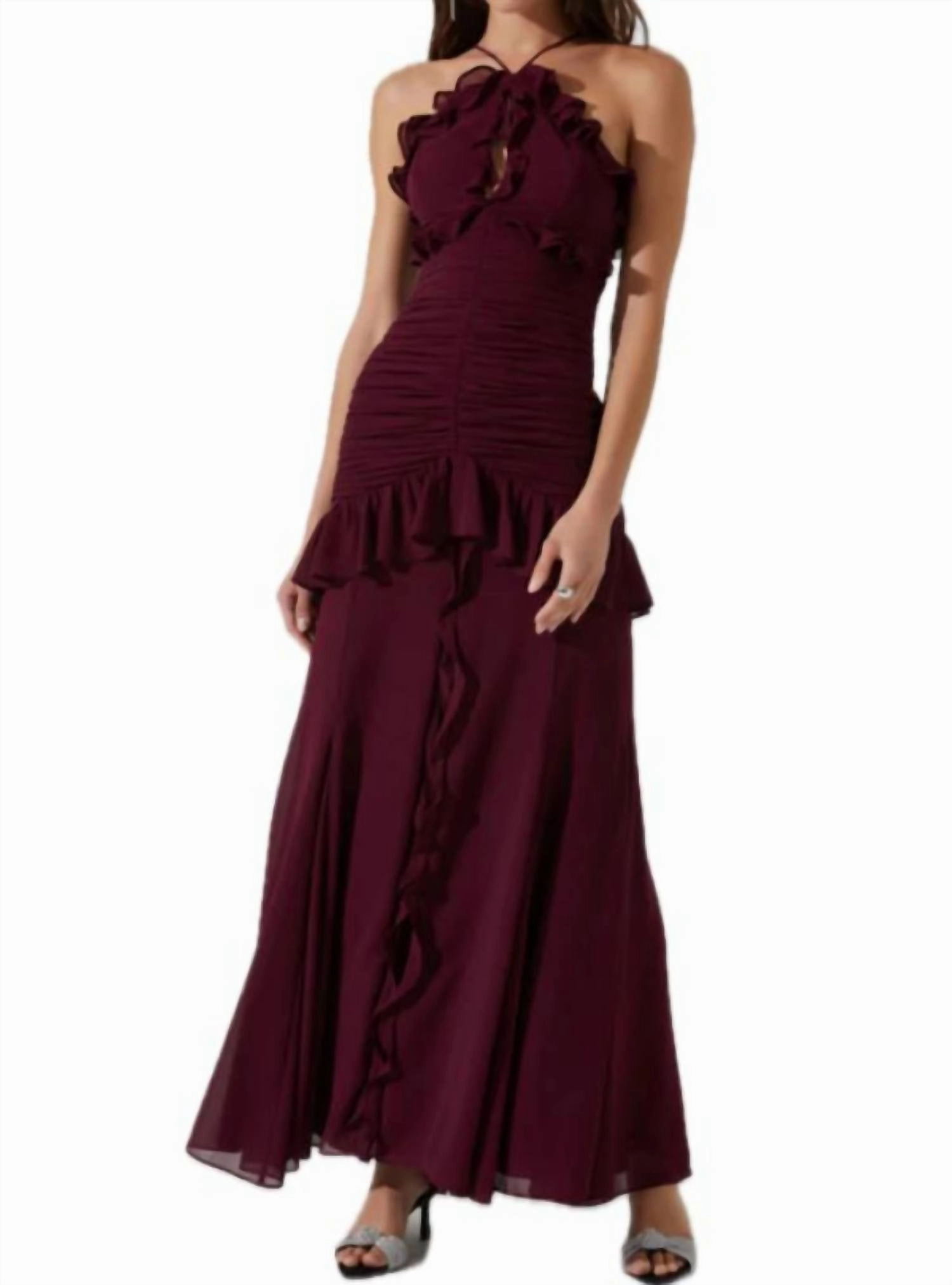 Sandora Dress In Wine