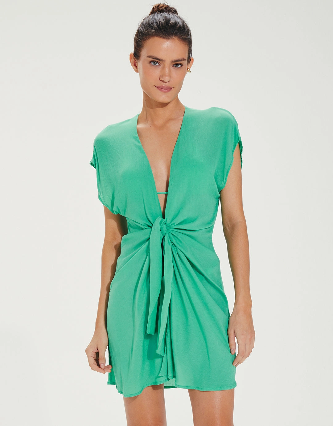 Sasha Short Cover Up - Green ViX Paula Hermanny - ViX swimwear outlet