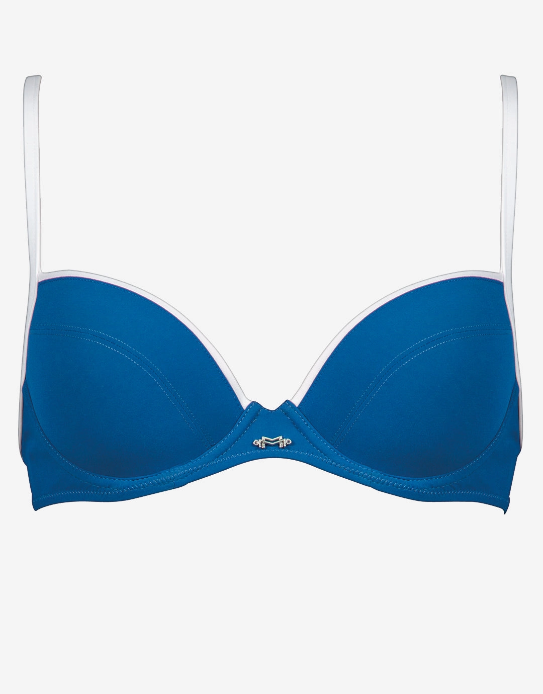 Scope Bikini Top - Cobalt White Swim Womens - swimsuits outlet