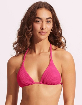 Sea Dive Slide Tri Bikini Top - Fuchsia Rose Seafolly - Seafolly bikinis sale