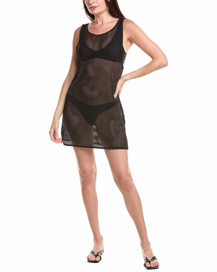SEA LEVEL AUSTRALIA Surf Mesh Sleeveless Cover-Up Swim Womens - shirred swimwear