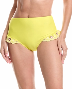 SEA NY Arabella Bikini Bottom Swim Womens - shirred swimwear