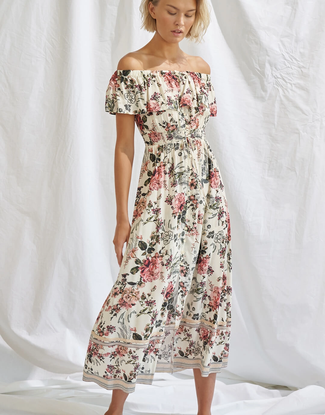 Secret Garden Off The Shoulder Dress