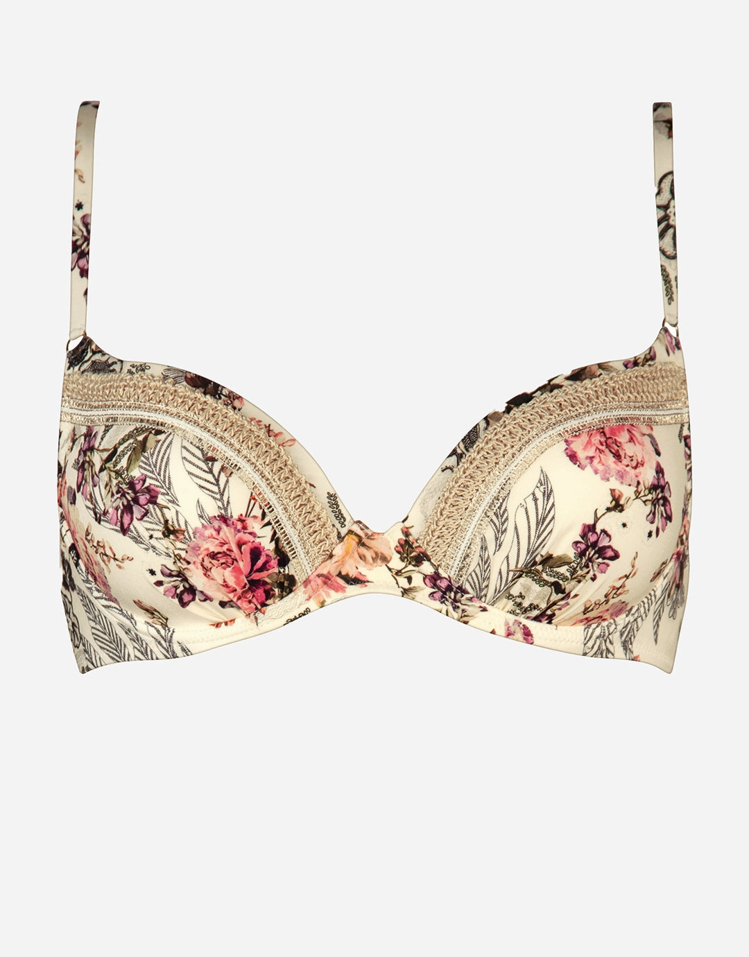 Secret Garden Underwired Bikini Top - Sunfaded Florals